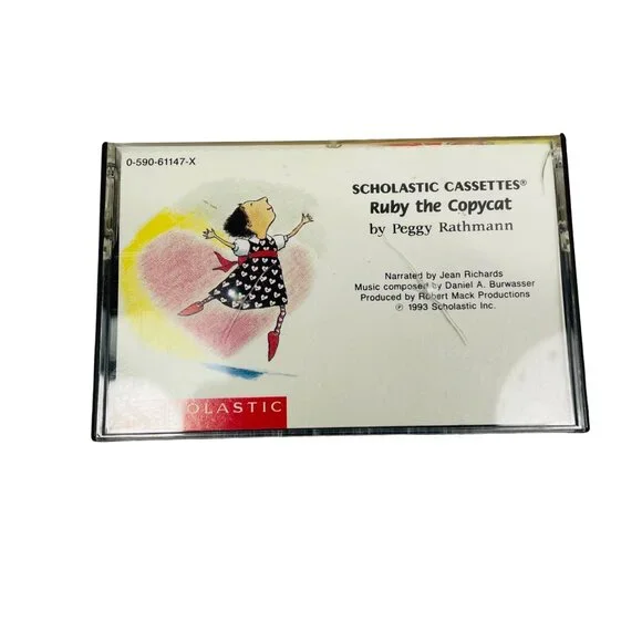 Ruby The Copycat Book & Cassette Set By Peggy Rathmann - Picture 2 of 13